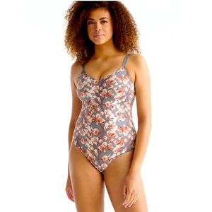 NWT Knix LuxeLift Bodysuit Gardenia Print
